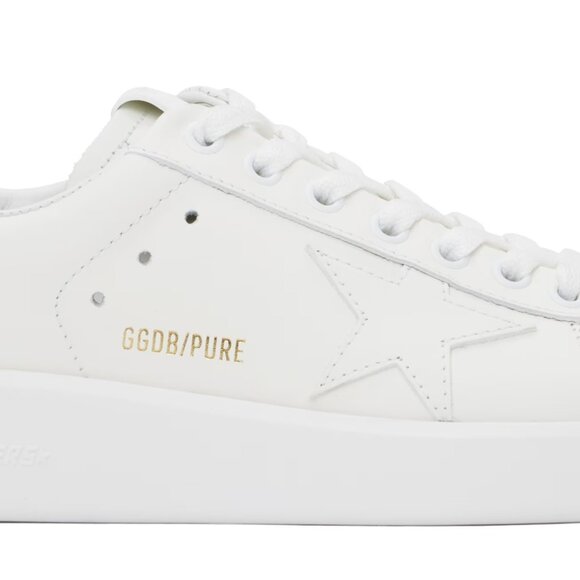 Golden Goose White & Black Purestar Sneakers (size 37IT / 7 US) - Picture 3 of 3